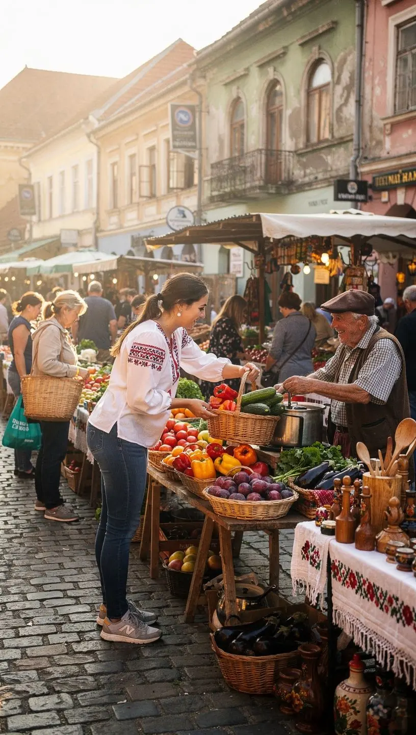 Imaginează un grup divers de persoane locale discutând și colaborând în jurul unei mese, evidențiind perspective comunitare și cunoștințe regionale.